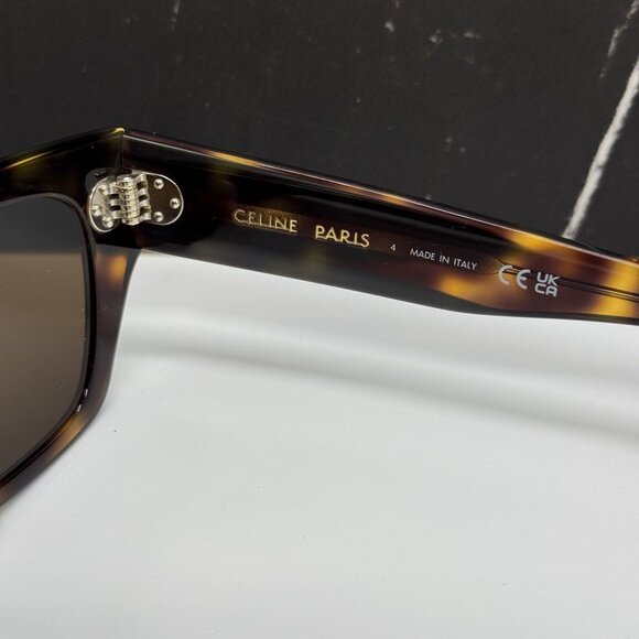 NEW CELINE CL40297U 53E HAVANA WOMEN SUNGLASSES CELINE - Picture 9 of 10